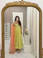 Mahi Yellow Anarkali Suit Set