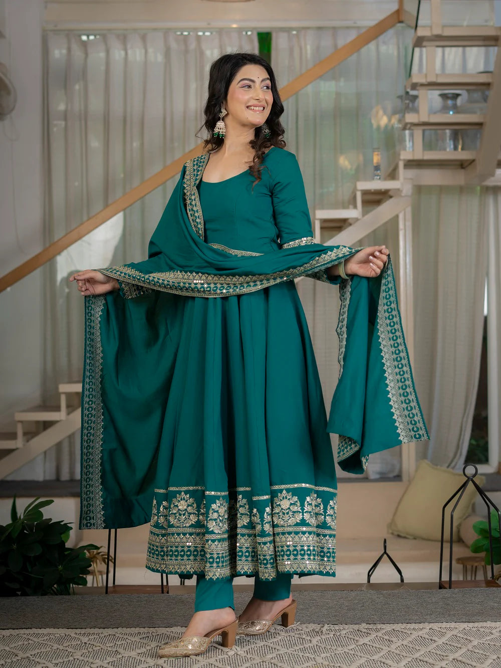 Zarmina Opulence Anarkali Suit Set