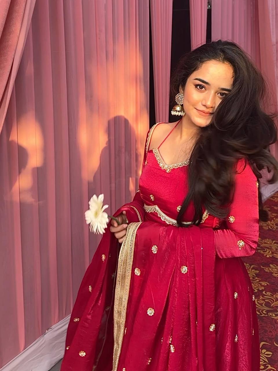 PRIYANKA PINK  ANARKALI SUIT SAT