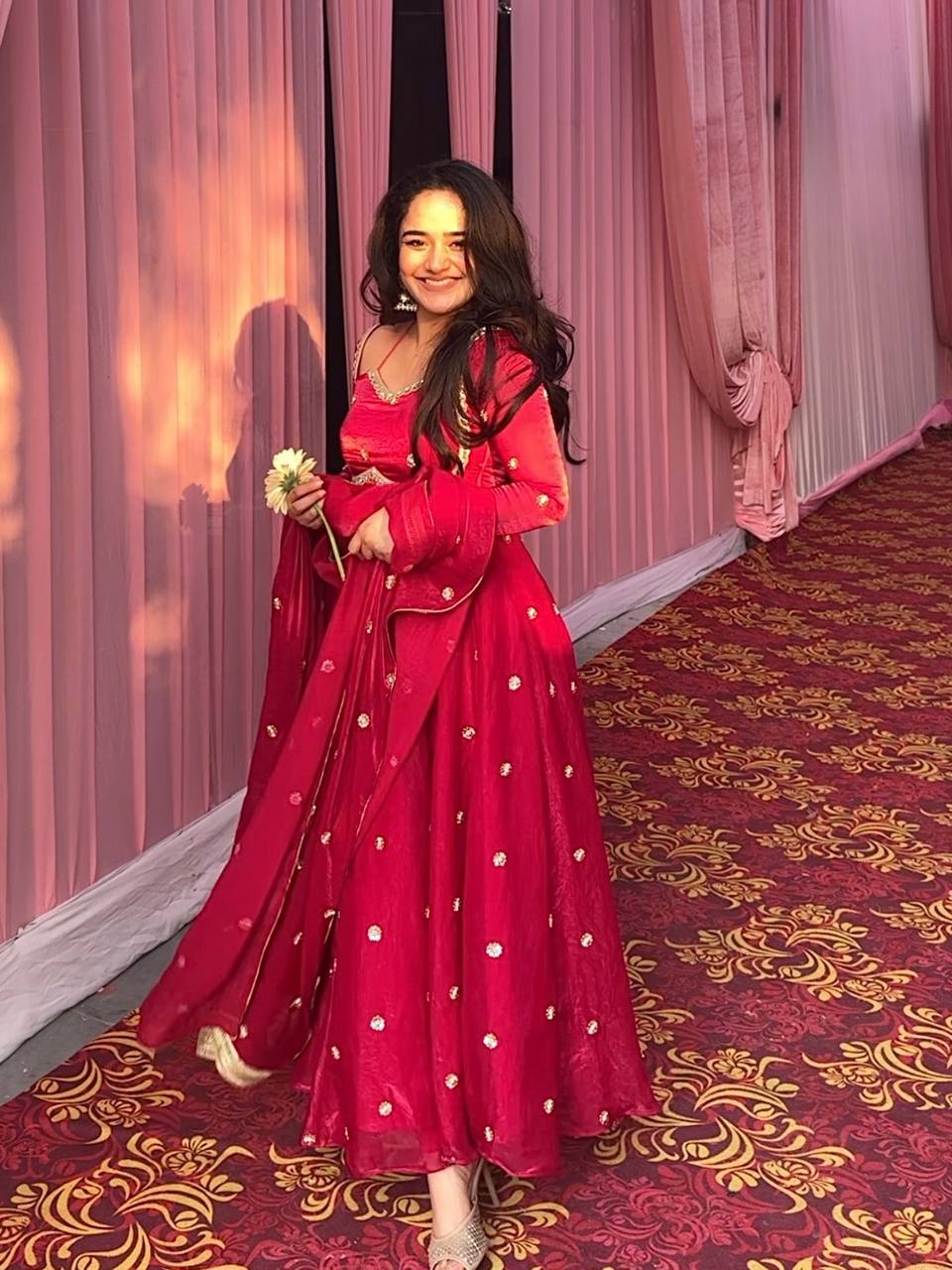 PRIYANKA PINK  ANARKALI SUIT SAT