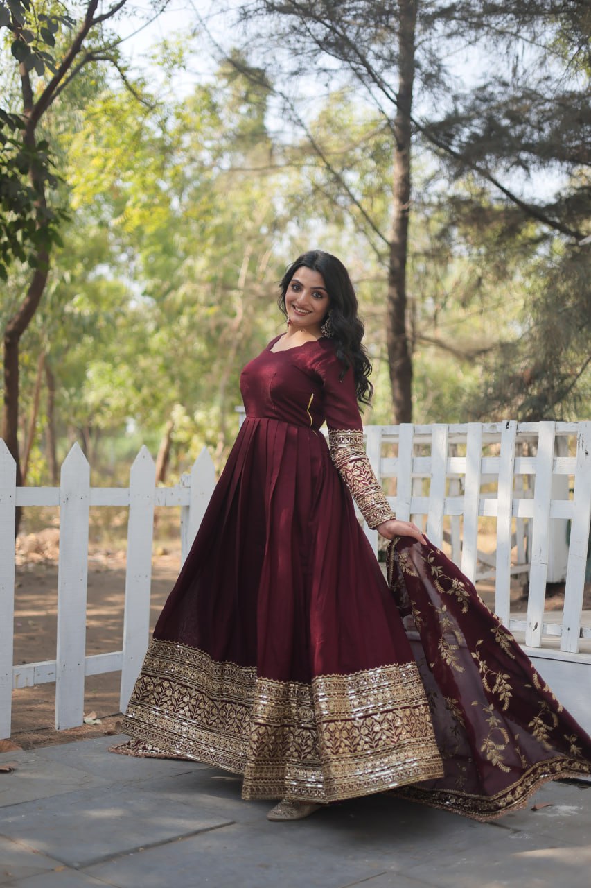 YAMI DARK MAROON SUIT SET