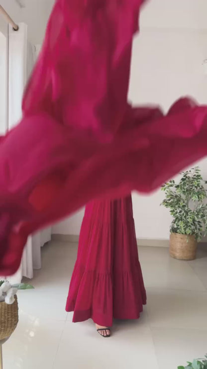 LAAL ISHQ ANARKALI SUIT SET