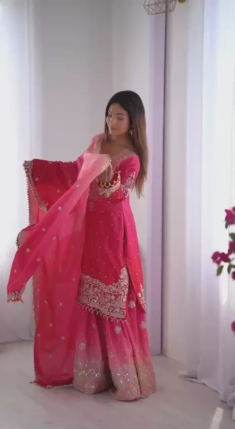 Satrangi Gulaal Spark Suit Set