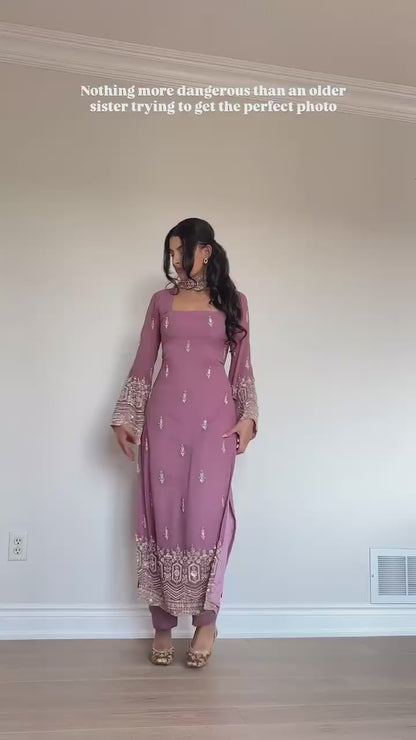 SARJINA LIGHT PINK SLWAR SUIT SET