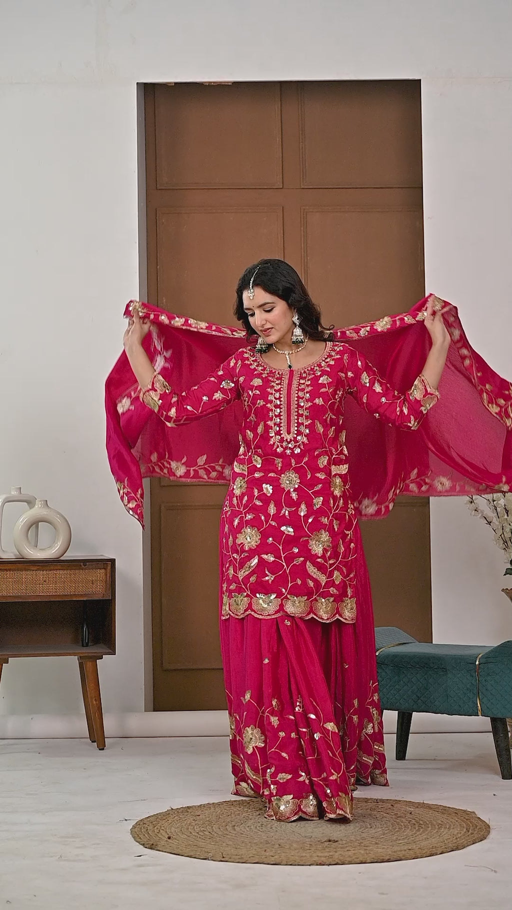 Raniya Heritage Kurta Plazo Suit Set