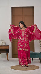 Raniya Heritage Kurta Plazo Suit Set