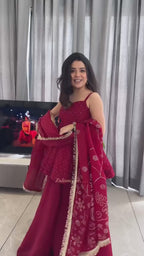 Lunessa Elite Red Suit Set
